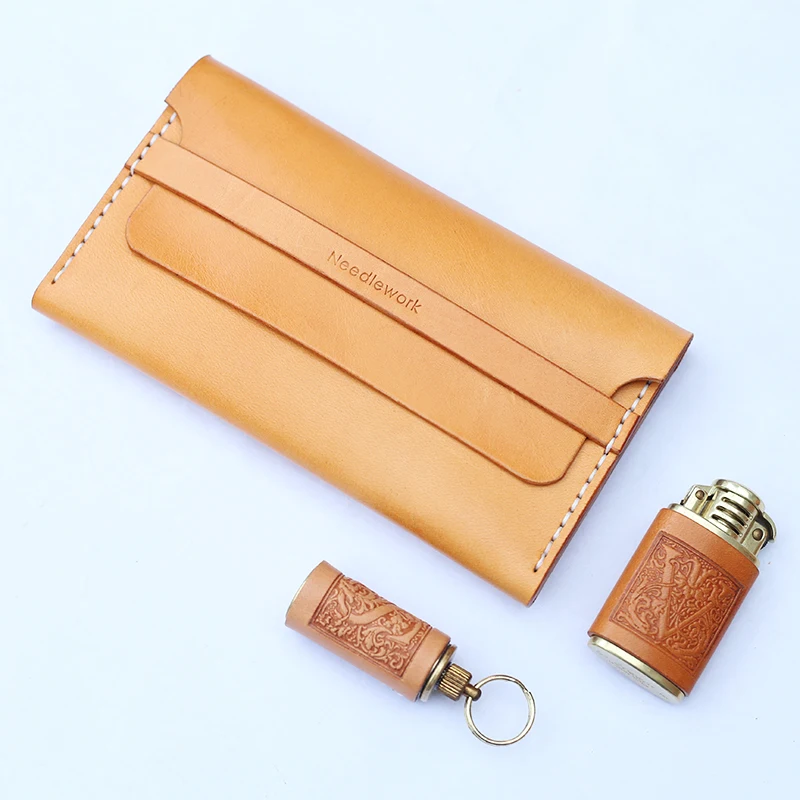 Ультратонкий винтажный деревянный портсигар с кожаный портсигар и персонализированные портсигар Изысканные Подарки
