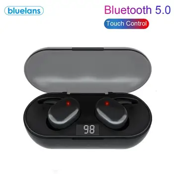 

Q2 TWS Bluetooth 5.0 Earphones Wireless Noise Reduction Stereo Sports Music Earpbuds with Charging Box For iPhone Sansung LG