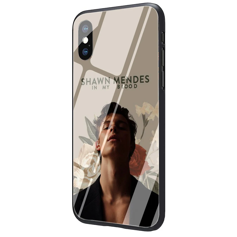 Shawn Mendes Singer чехол для телефона из закаленного стекла для iPhone 5 5S 6 6S Plus 7 8 Plus X XS XR 11 Pro Max - Цвет: G8