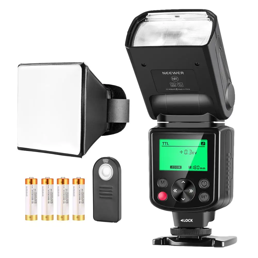 

Neewer 750II TTL Speedlite Flash Kit for Nikon with IR Wireless Remote Control,AA Battery,Diffuser