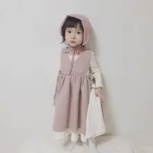 Платье-майка в Корейском стиле для девочек модные весенние платья для девочек 1-7 лет, PP594