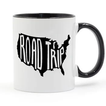 

United States Road Trip US Coffee Mug Ceramic Cup Gifts 11oz