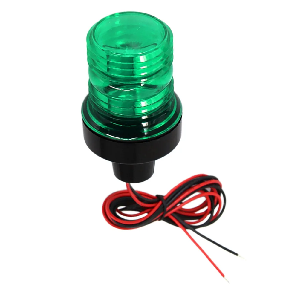 Boat Marine LED Navigation 12V/24V Green 360 All Round Anchor Warning Light