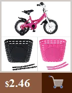 Perfect Bicycle Basket Children Bike Tricycle Scooter Supplies Handlebar Carrier Outdoor Cycling Storage Front Shopping Kids Accessories 27