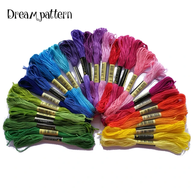 Embroidery Floss Dmc Mercerized Cotton Yarn - China Embroidery