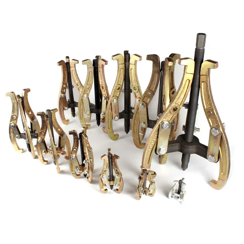 3/4/6/8/10/12/14/16/20/24/28 Inch Three Jaw Puller Bearing Disassembly Tool Adjustable Two Jaw Three Universal Extractor