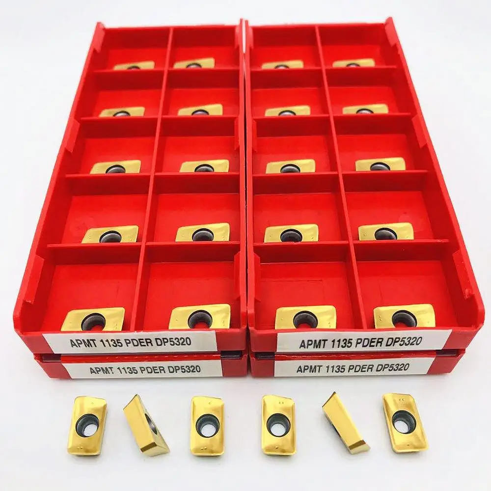 

Carbide insert APMT1135 PDER RPMW1003MO DP5320 CNC lathe milling cutter lathe APMT 1135 metal turning insert RPMW CNC tool APMT