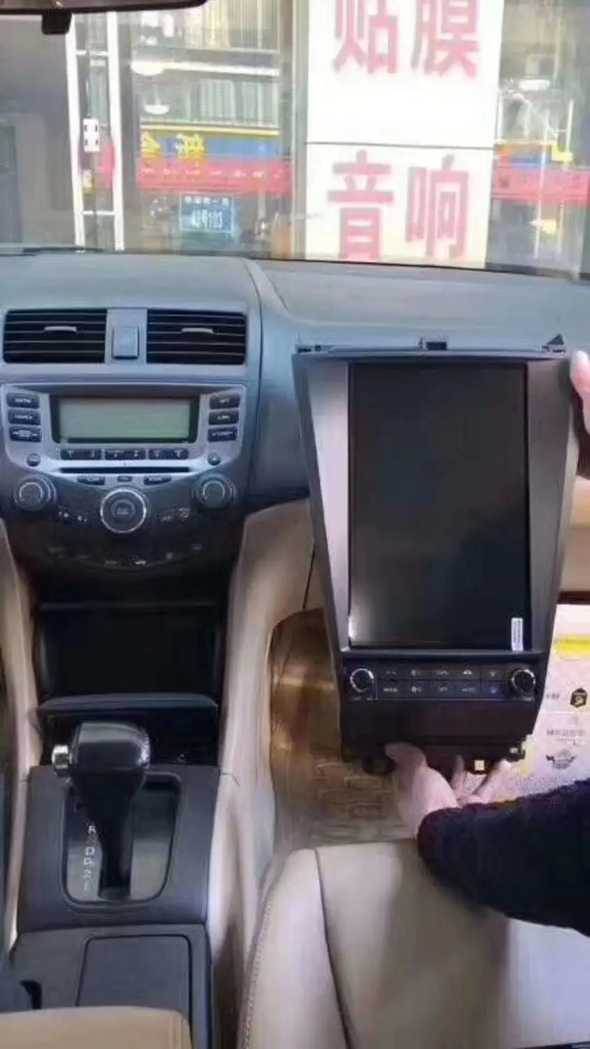 12," вертикальный ips экран Автомобильный Радио плеер для Honda Accord 2007 автомобильный gps PX6 tesla carplay головное устройство Android 8,1 Автомобильный мультимедийный