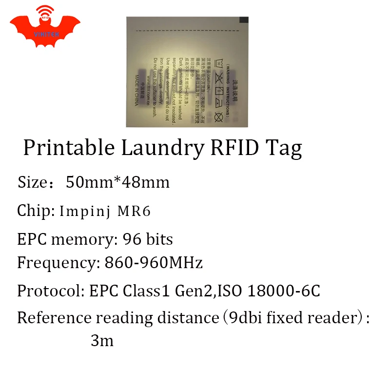 Бирка RFID UHF Стирка одежды моющиеся бирки для печати 915 868 860 960M Impinj Monza R6 EPC Gen2 6C смарт