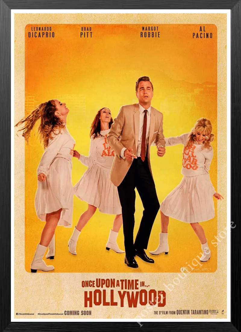 Крафт-плакат из фильма один раз в пору в Голливуде художественные принты винтажные декоративные картины на стену Квентин Тарантино плакат - Цвет: 18