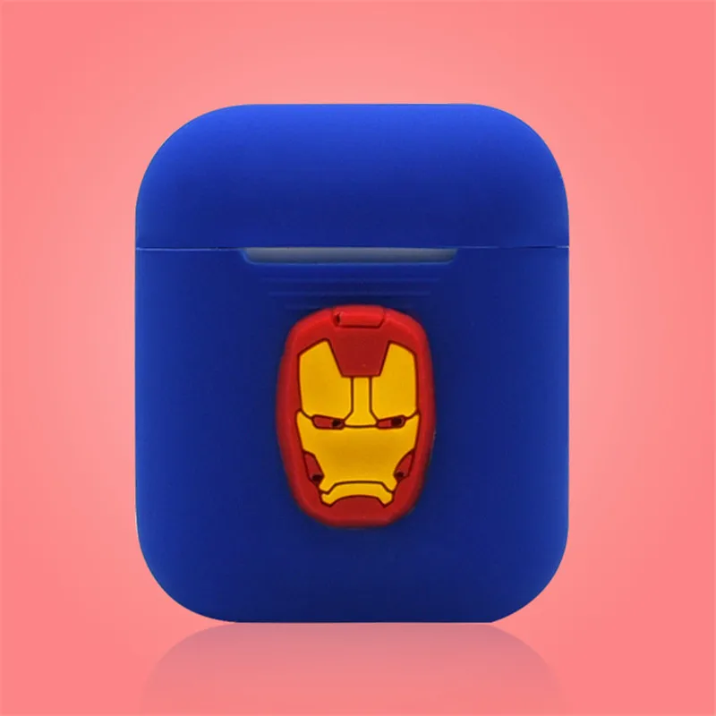 Marvel чехол для гарнитуры для Apple Airpods защитный чехол для airpods противоударный чехол coque capa - Цвет: 12