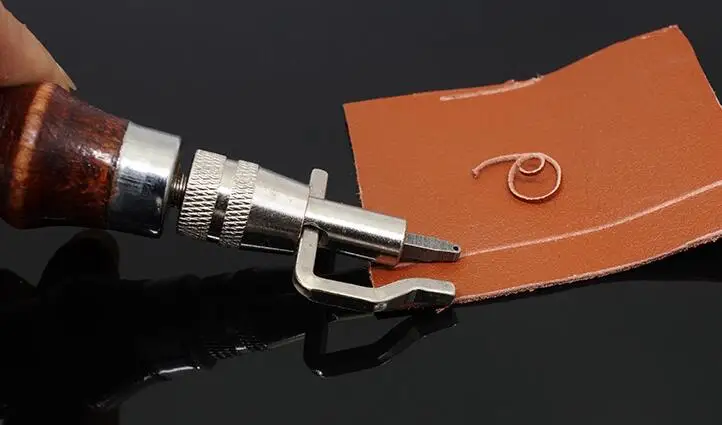 7 шт. регулируемый кожаный клиппер с кромкой строчка Groover Leathercraft grooge DIY инструмент для кожевенного ремесла ударные инструменты 7 в 1
