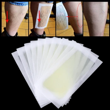 

10pcs Face Body Hair Removal Depilatory Wax Strips Papers Waxing Double-sides RXJC