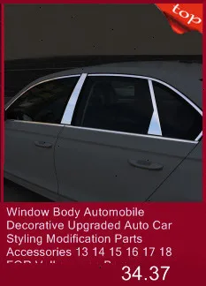 Автомобильный авто персонализированный Модернизированный хромированный автомобильный Стайлинг украшение стикер модификация полосы 18 19 для Volkswagen Bora