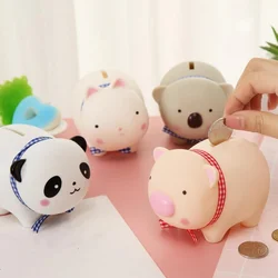 Tirelire de dessin animé Koala, Panda, cochon, lapin, Animal mignon, cadeau pour enfants et adultes, décoration de la maison 