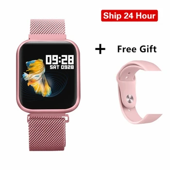 

SCELTECH P80 Smart watch Women Bracelet Fashion Sports IP68 Waterproof Full Touch Heart Rate Fitness Tracker Smartwatch Men