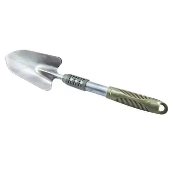 

1pc Home Gardening Tool Planting Flower Shovel Bonsai Hoe Rake Potted Weeding Planting Accessories (Silver Shovel)
