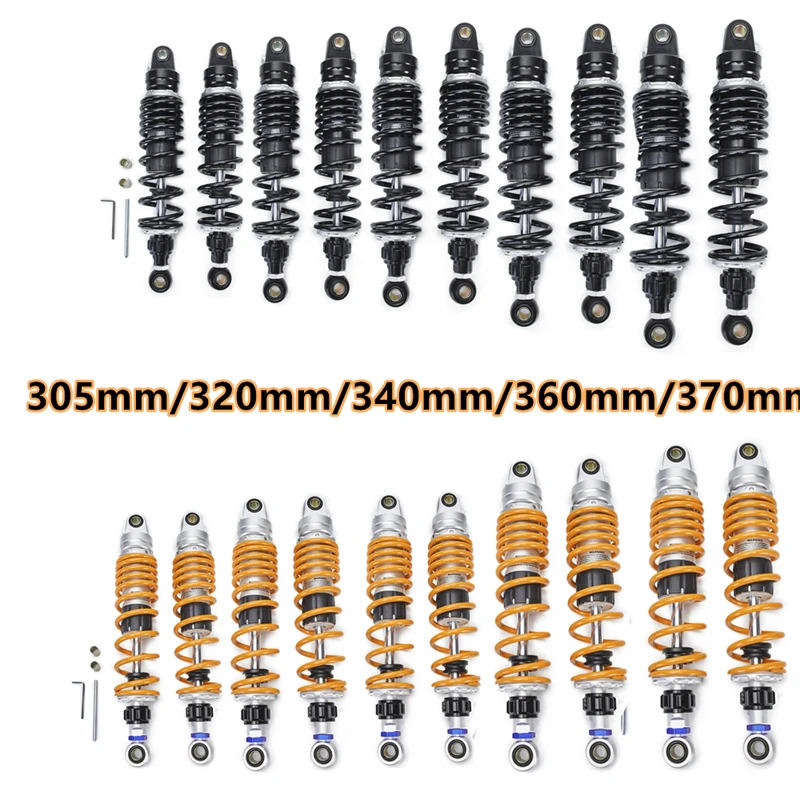 Amortisseur Arrière 125mm 750LBS - 2 Pièces Pour ATV, Go-Kart, Scooter 49cc, Qualité Métal