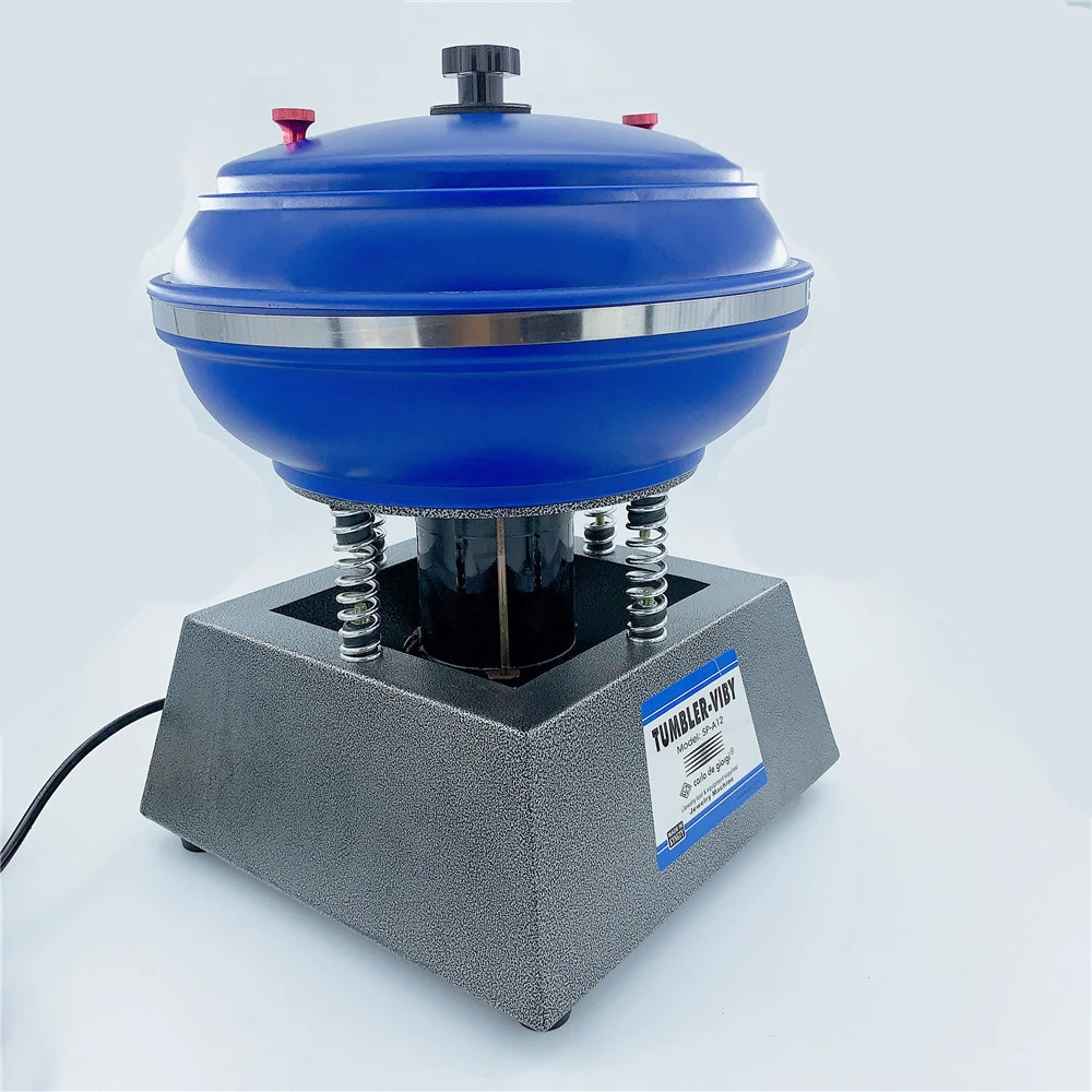 

jewellery making 6.2kg Capacity Vibro Polish Machine Jewelry Polishing Machine Medium Vibratory Tumbler