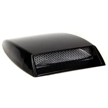 Декоративная лопатка черный воздушный поток Впускное отверстие Крышка для авто-черный