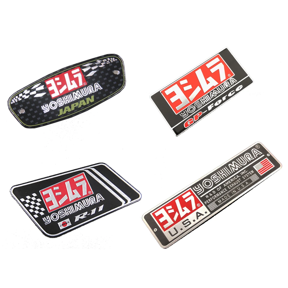 YOSHIMURA JAPAN R11 3D HEATPROOF EXHAUST BADGE STICKER GRAPHIC DECAL