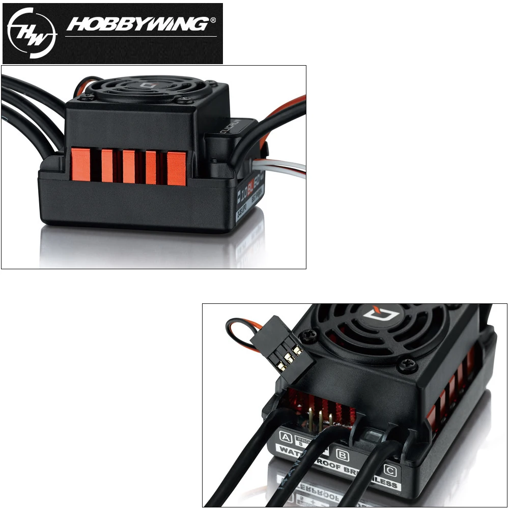 Оригинальные безсенсорные бесщеточные контроллеры скорости Hobbywing QuicRun WP 10BL60 60A ESC
