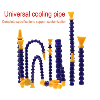 

2pcs/lot Plastic Cooling Pipe Lathe, Universal Bamboo Water Pipe Adjustable Nozzle 2/3/4 Minute Switch Oil Injection Curved Pipe