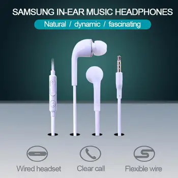 

2 Colors New Android Phone Headphones Earphones Wired Earpiece Bass In-Ear For Samsung S4 Headset 3.5mm High Quality Earphones