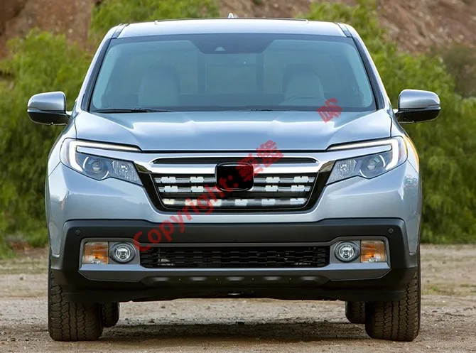 ABS Хром Передняя решетка Вокруг отделки для Honda Ridgeline
