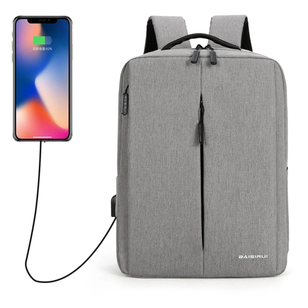 

2020 new unisex waterproof oxford backpack fashion USB charging 15.6-inch laptop backpack large capacity travel backpack
