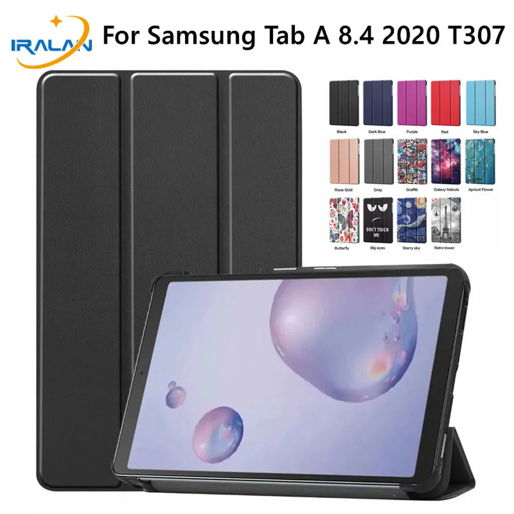 Чехол для планшета Samsung Galaxy Tab A 8 4 T307 SM Magentic tand Funda чехол дюймов 2020 Capa + ручка|Чехлы