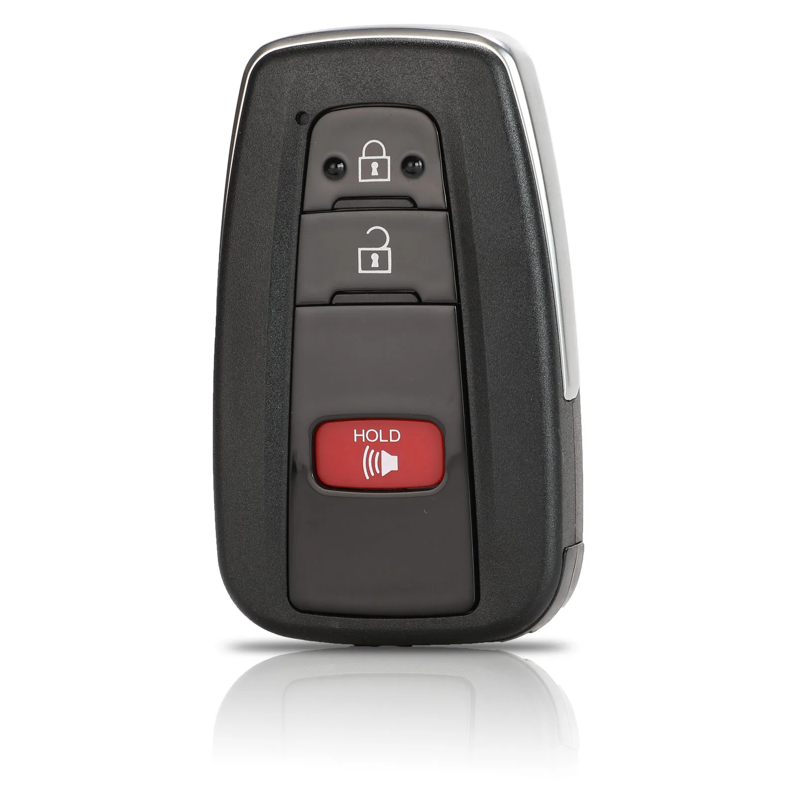 Jingyuqin 5 шт умный ключ оболочки костюм для Toyota Camry RAV4 Corolla C-HR 2+ 1 кнопки чехол для дистанционного ключа автомобиля Стайлинг