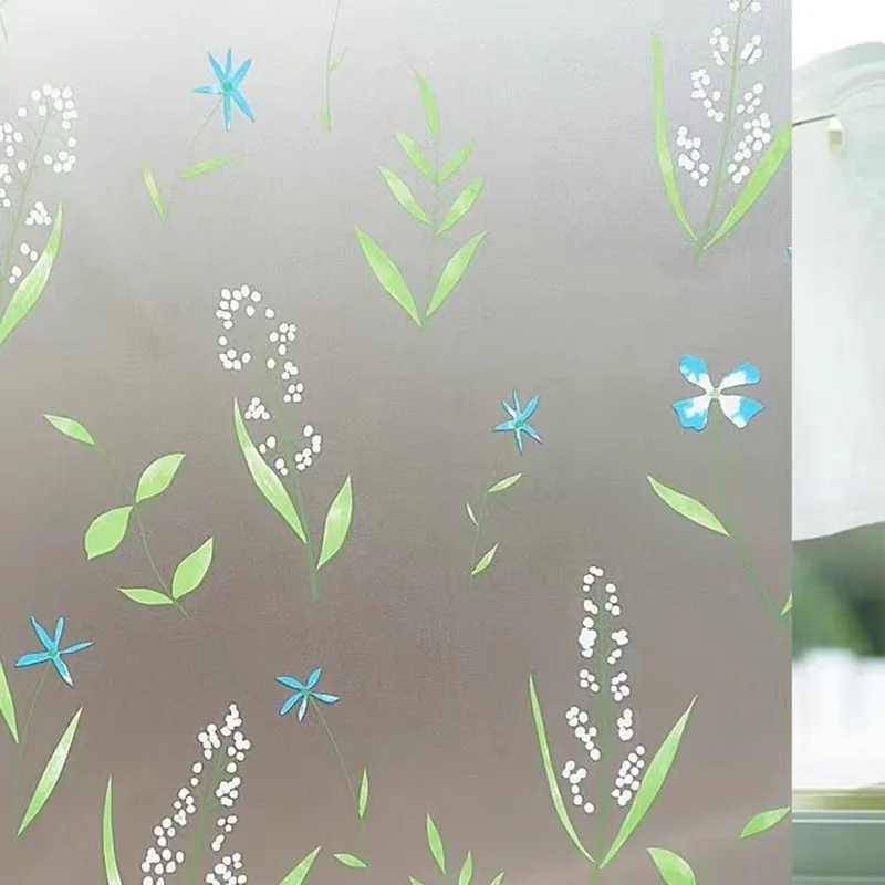 Landscape Pastoral Pattern Window Frosted Glass Self Adhesive Film Decal Privacy Window Film window privacy film window film window tint sticker adhesive vinyl stickers