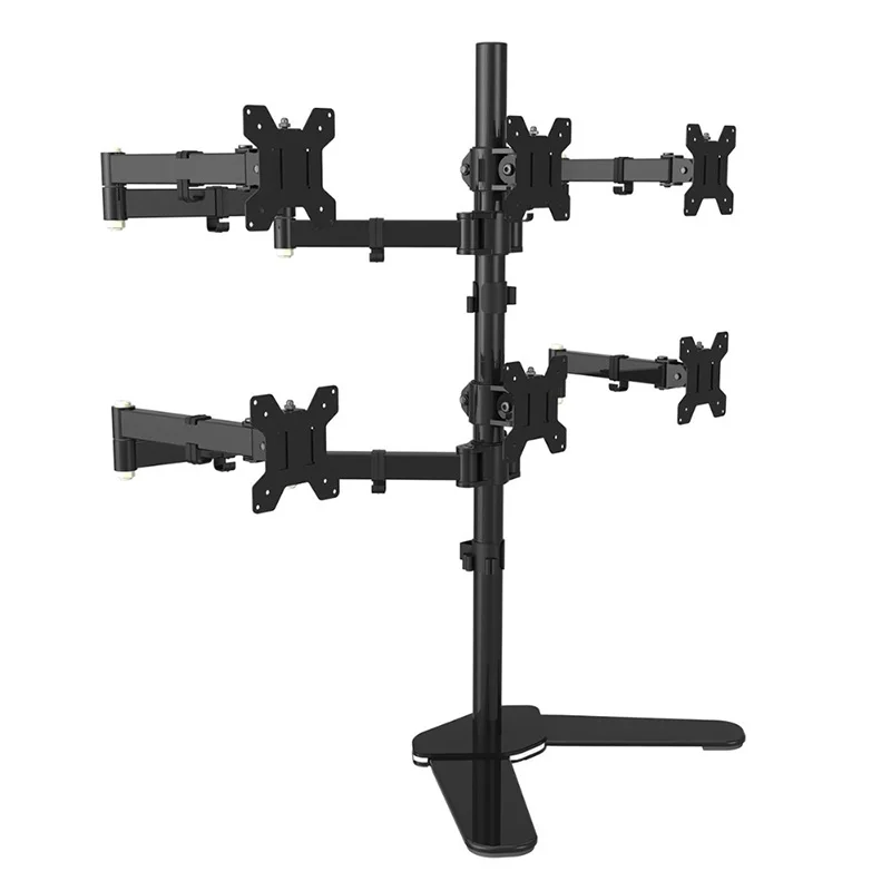 Desktop Stand Full Motion 360 Degree 6 Screens