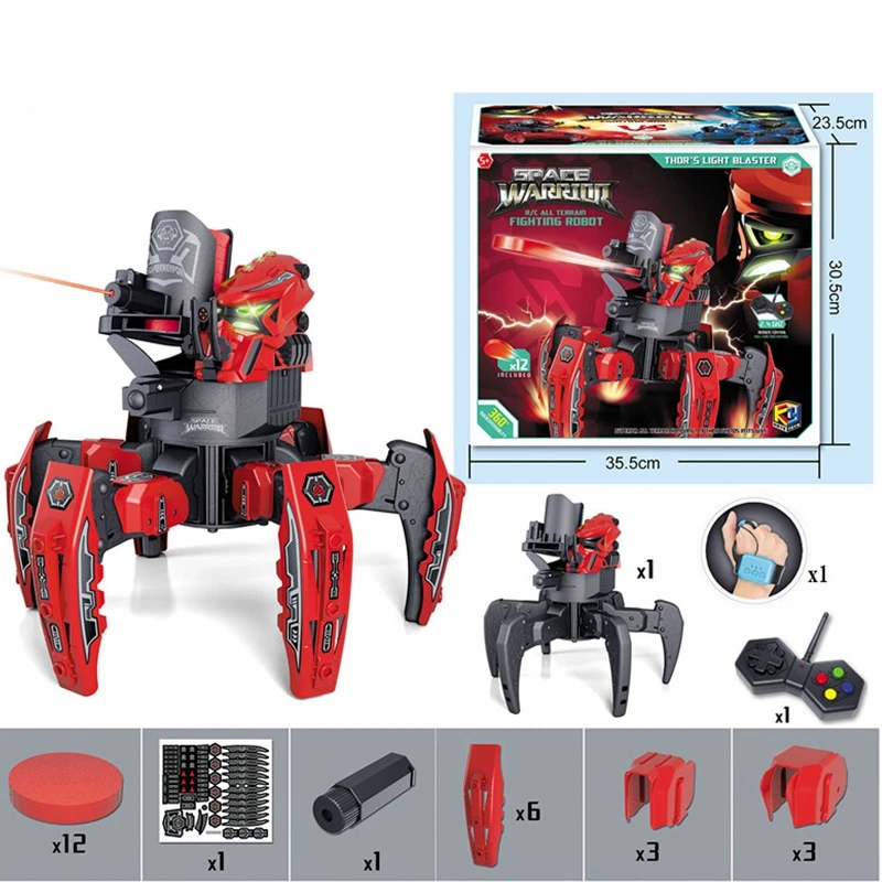 Mofun 2.4g Space Warrior Radiocontrolled Robot 6leged Robot With