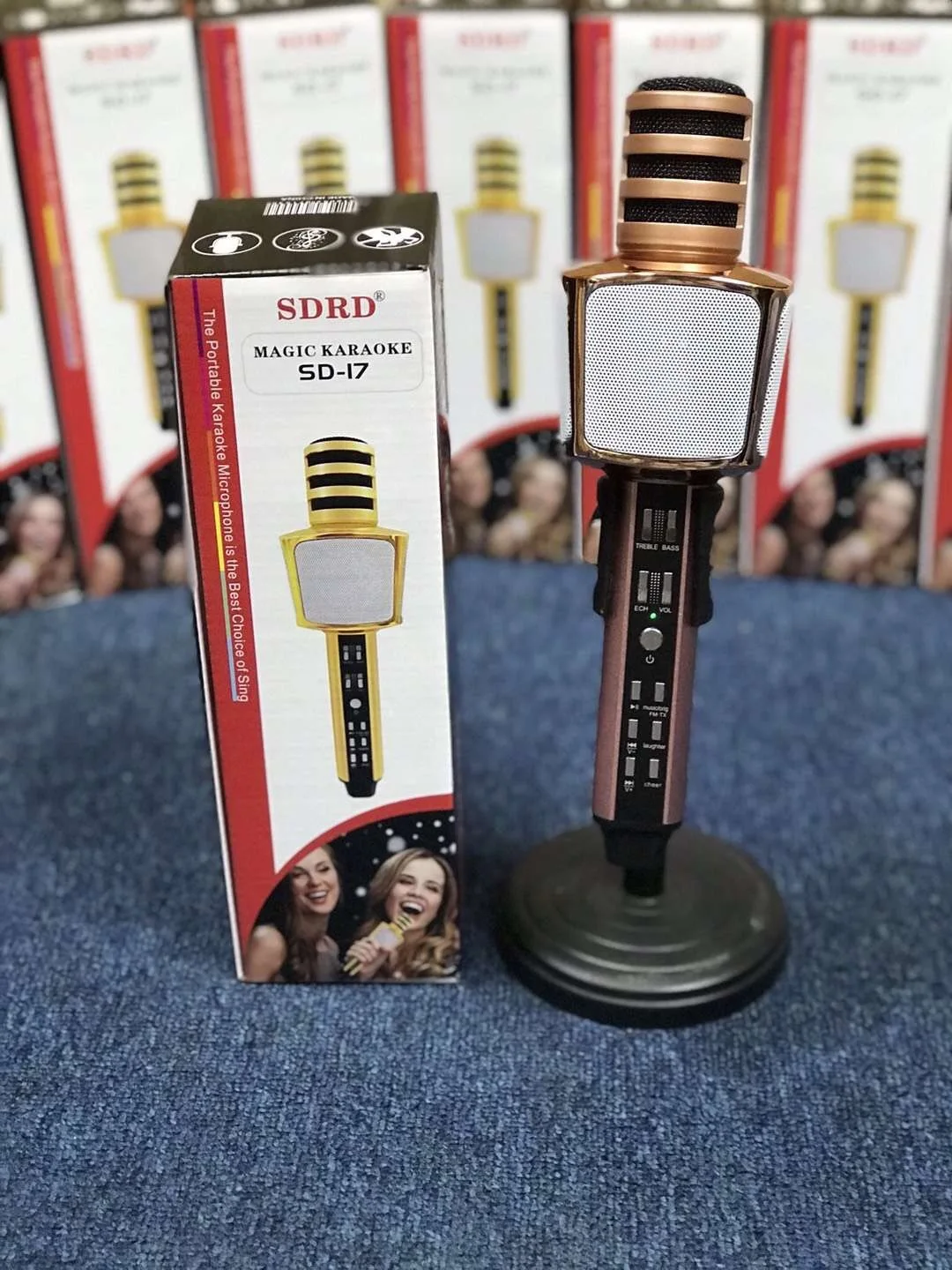 Sd-17 Bluetooth мобильный телефон K Song микрофон беспроводной динамик дома на открытом воздухе Ktv беспроводной микрофон