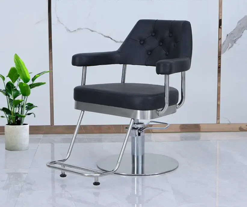 Hairdressing shop barber shop chair dyeing and perm area chair hair salon special high-grade lifting down disc haircut chair. hairdressing shop barber shop chair dyeing and perm area chair hair salon special high grade lifting down disc haircut chair