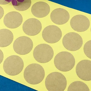 

500pcs 3cm Paper sticker labels for packing gift opp bags boxes baking cake stickers blank round self-adhesive labels
