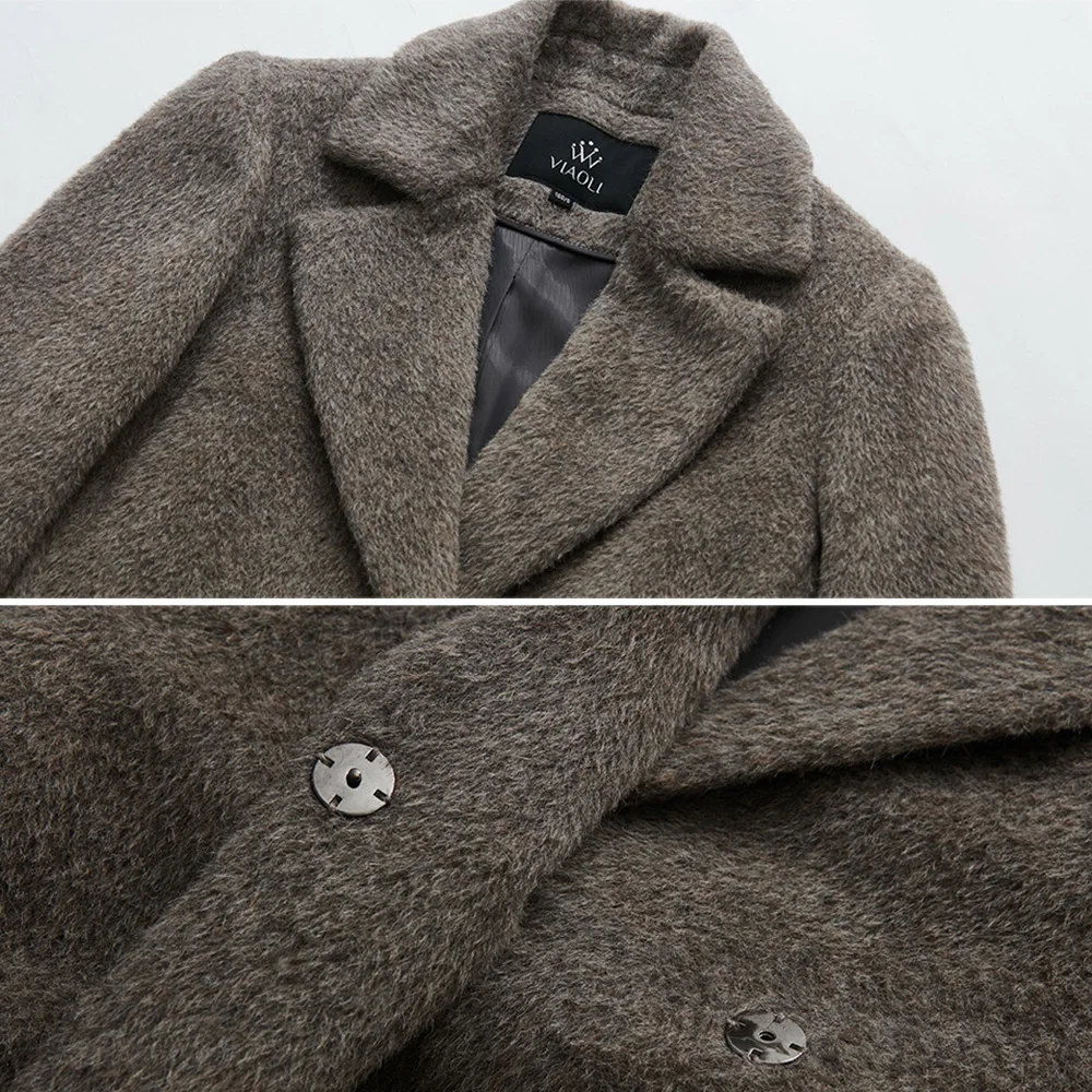 Высококачественные кашемировые пальто из альпаки, шерстяная Женская куртка с поясом, дизайнерское шикарное длинное пальто camel