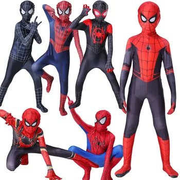 

Spider Man Cosplay Costume Tight Clothes Children's Adult Hero Returns Avengers 3 Halloween Anime Cosplay Costume Iron SpiderMan