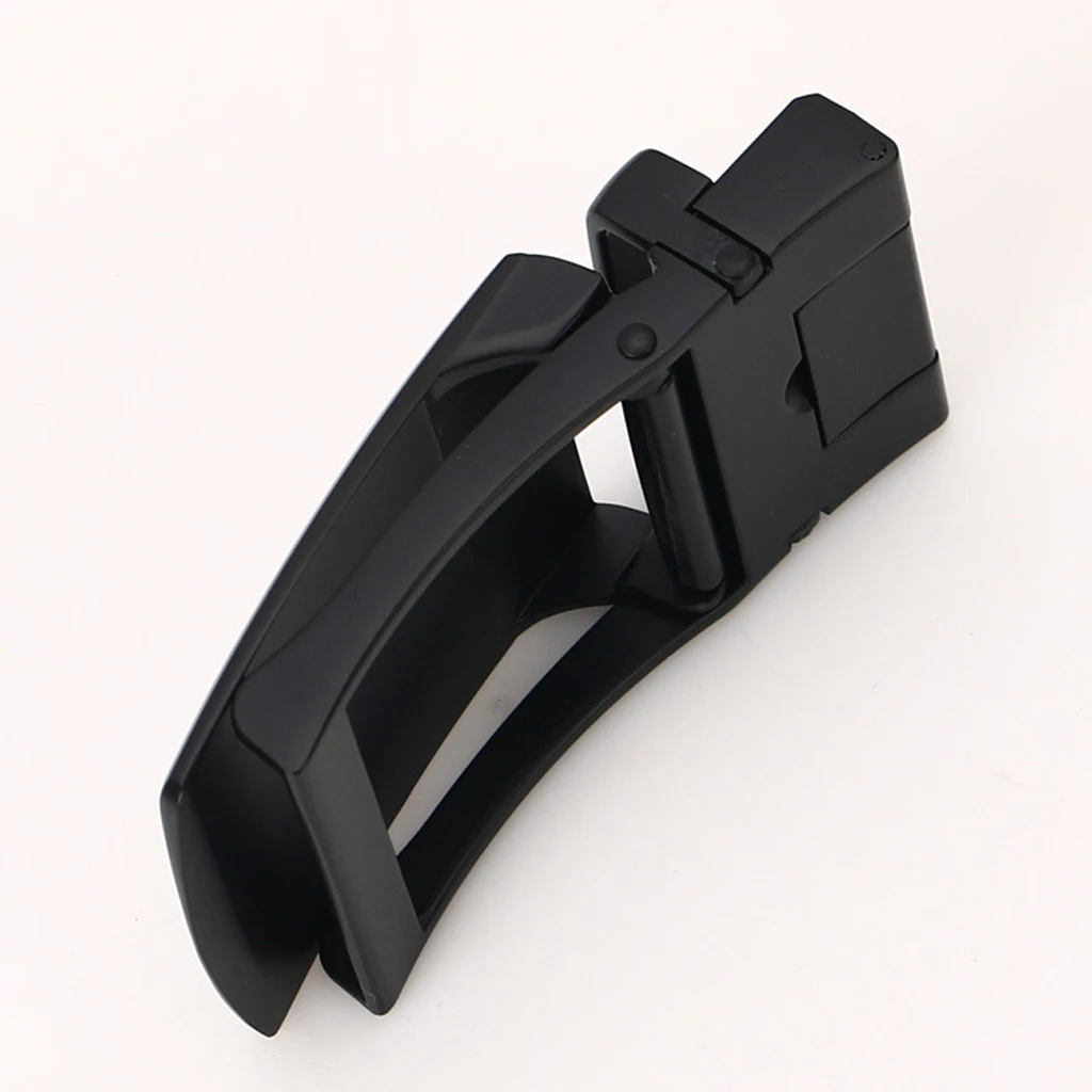 Fashion Alloy Automatic Buckle Ratchet Black Belt Buckle 40mm Width for Men