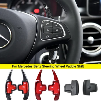 

Car Accessories Carbon Fiber Steering Wheel Shift Paddle Extension For Mercedes Benz A C E Class CLA GLK GL ML SLK 2013 2014