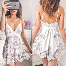 Сексуальные тонкие кружевные платья для возвращения домой маленькая юбка Коктейльные мини-платья с бантом на поясе, Короткие Выпускной Вечеринка Одежда