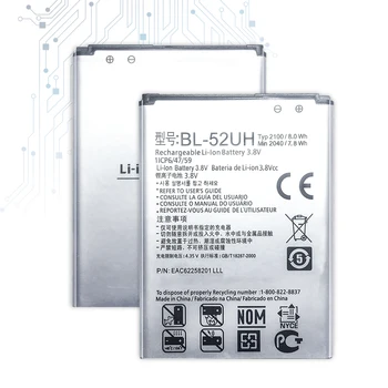 

BL-52UH Battery for LG Spirit H422 D280N D285 D320 D325 DUAL SIM H443 Escape 2 VS876 L65 L70 MS323 2040mAh +Tracking Number