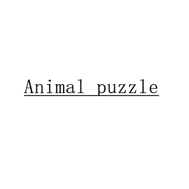

Animal Puzzle 3D Jigsaw Model DIY Brain Power Toy Model Assembly kit Adult Collection Education Gift Home Decoration