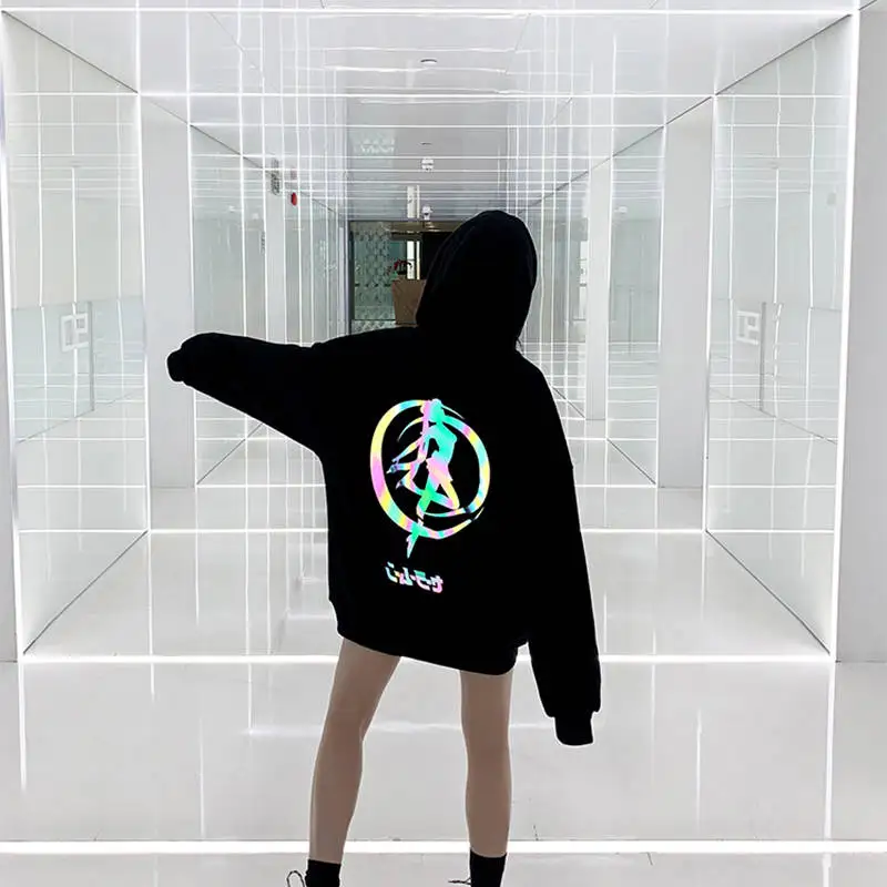Harajuku sailor свитшот с Луной уличная одежда Корейский ulzzang kawaii мультфильм толстовки пуловеры оверсайз с капюшоном уличная одежда толстовки
