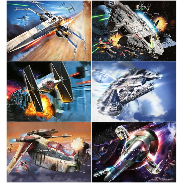 Millennium Falcon Ship - Diamond Paintings 