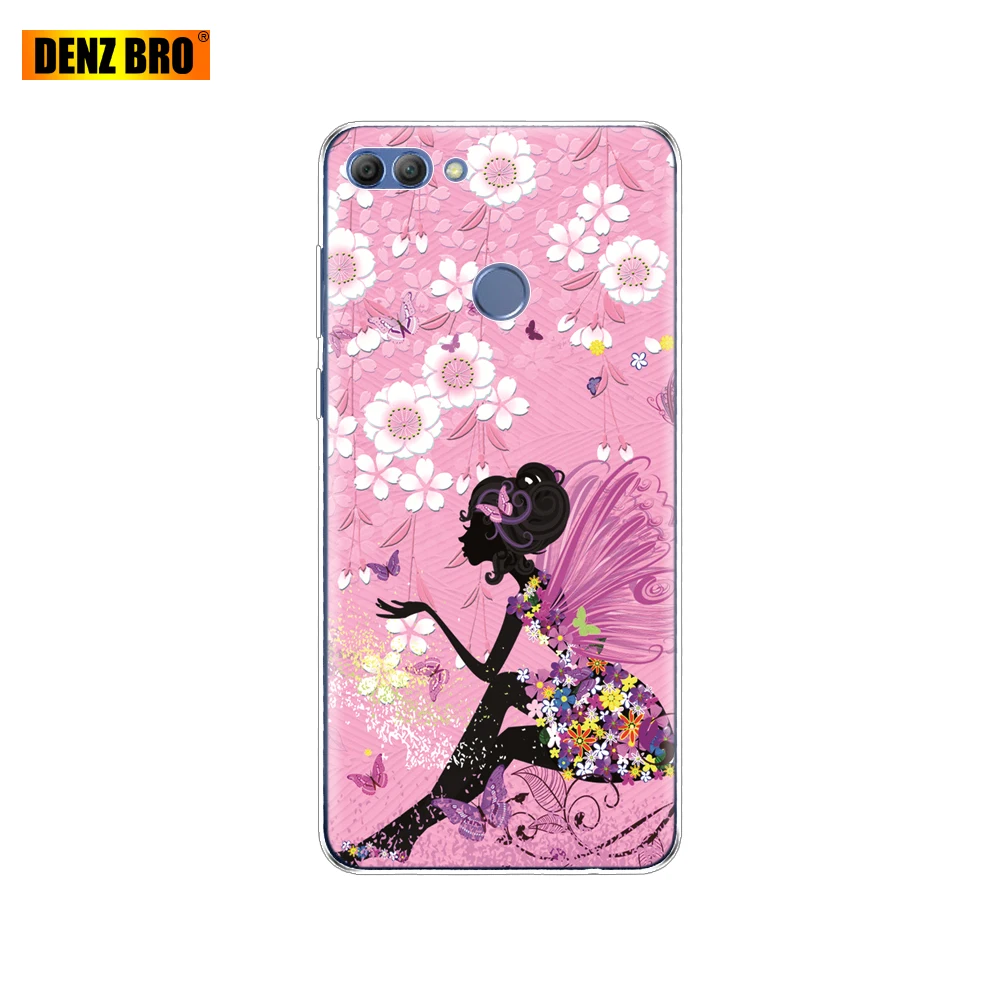 61928 Чехол для huawei P smart Enjoy 7 S, мягкий силиконовый чехол для телефона из ТПУ с полной защитой, прозрачный чехол-бампер - Цвет: 61928