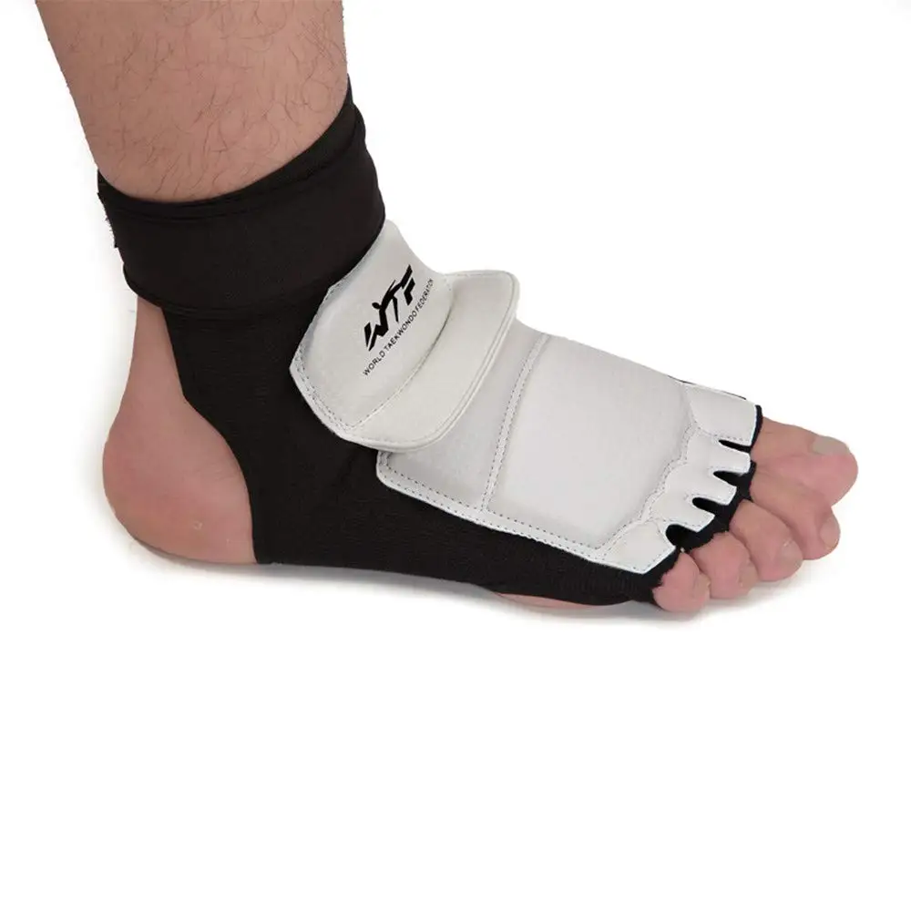 SINOBUDO WTF long tape Taekwondo Gloves Training Boxing Gloves Foot Guard Ankel Support One Set Foot and Gloves Protector