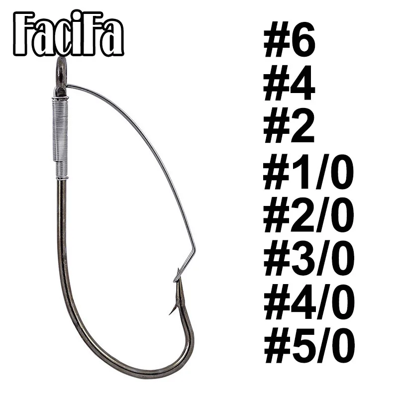 20 hameçons weedless wacky rig acier carbone - pêche black bass carpe sans accrocs